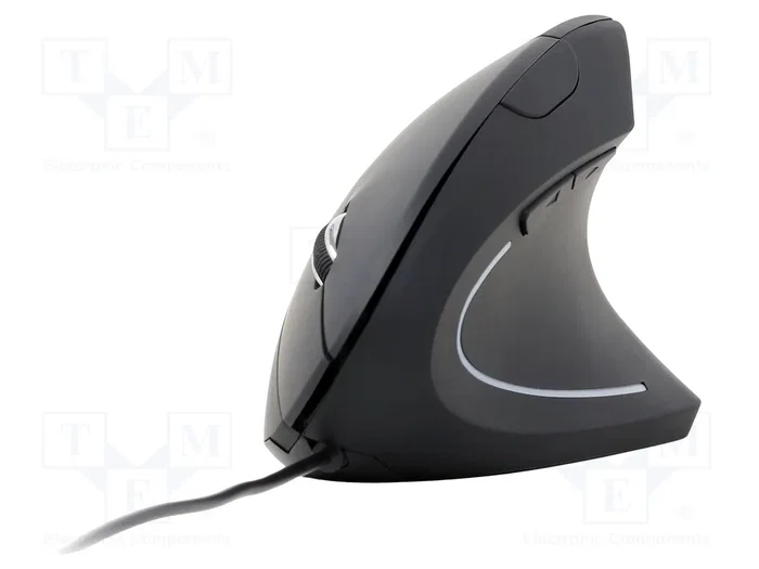 Gembird MUS-ERGO-01 Ratón Ergonómico 6 Botones 3200 DPI Negro