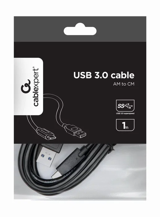 GEMBIRD Cable USB 3.2 Gen 1 USB C a USB A 1m Negro CCP-USB3-AMCM-1M GEMBIRD Cable USB 3.2 Gen 1 USB C a USB A 1m Negro CCP-USB3-AMCM-1M