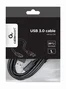GEMBIRD Cable USB 3.2 Gen 1 USB C a USB A 1m Negro CCP-USB3-AMCM-1M