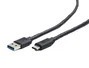 GEMBIRD Cable USB 3.2 Gen 1 USB C a USB A 1m Negro CCP-USB3-AMCM-1M