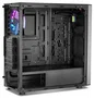 NOX Infinity Omega Midi Tower ATX Negra - Caja PC con Panel Lateral Acrílico, Ventilador RGB 120mm, 1x USB 3.0, 2x USB 2.0, Gestión de Cables y Soporte para Refrigeración Líquida