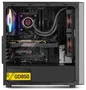 NOX Infinity Omega Midi Tower ATX Negra - Caja PC con Panel Lateral Acrílico, Ventilador RGB 120mm, 1x USB 3.0, 2x USB 2.0, Gestión de Cables y Soporte para Refrigeración Líquida