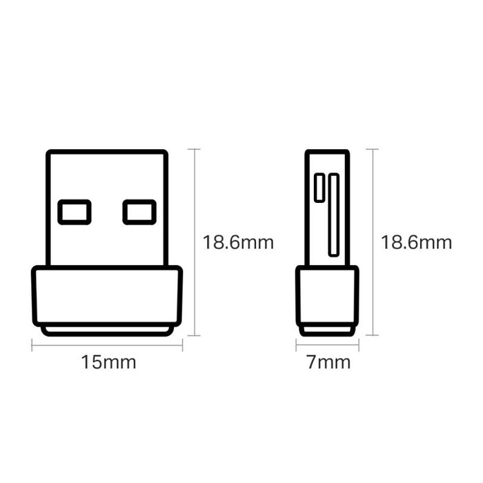 TP-Link Archer T2U Nano Adaptador Wi-Fi Nano USB AC600 Doble Banda