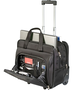 Targus TBR003EU Maletín para Portátil de 16" con Ruedas, Negro. Poliéster 1200D Resistente al Agua, Compartimento Acolchado, Organizador Multibolsillos.