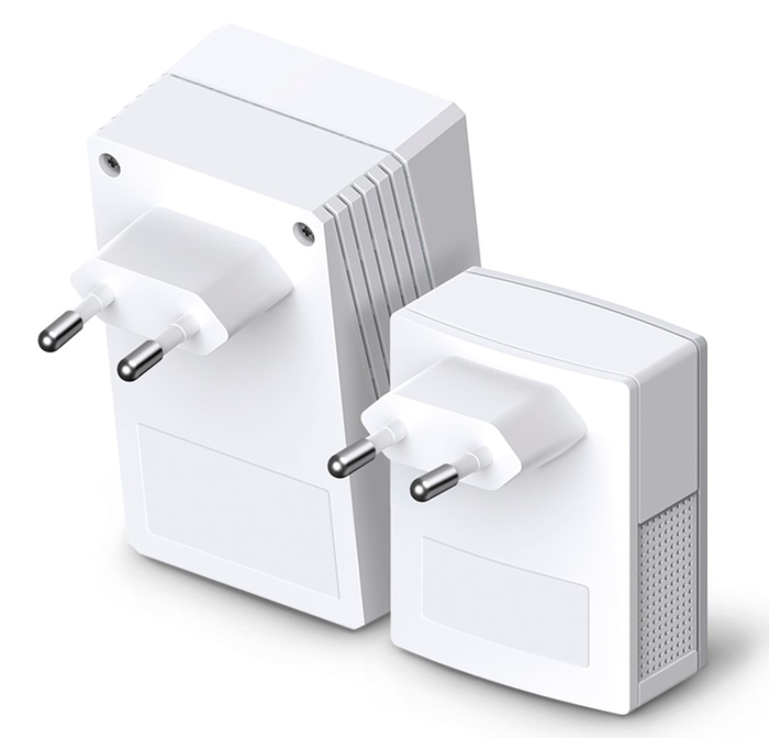 TP-Link AV600 Kit de Adaptadores Powerline con WiFi, 600 Mbps, WiFi 4 (802.11n), 3 Puertos Gigabit, Blanco