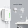 TP-Link AV600 Kit de Adaptadores Powerline con WiFi, 600 Mbps, WiFi 4 (802.11n), 3 Puertos Gigabit, Blanco
