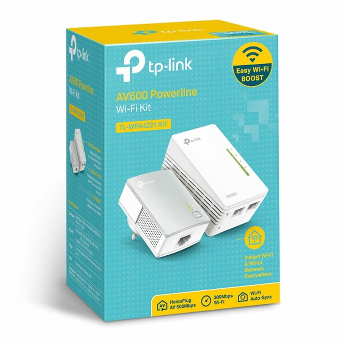 TP-Link Kit de extensores Powerline AV600 TL-WPA4221 KIT Blanco