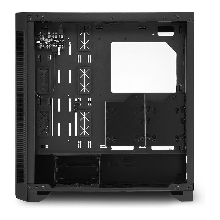 Sharkoon Elite Shark CA200G Caja de PC ATX/E-ATX con Panel Lateral de Cristal Negro