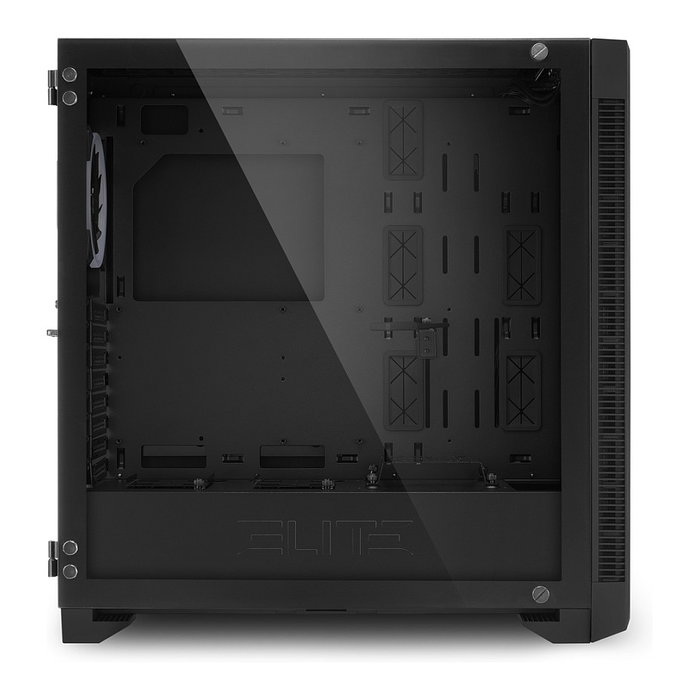 Sharkoon Elite Shark CA200M Midi Tower PC Negro ATX EATX Ventana Lateral RGB