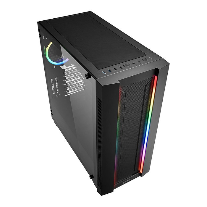 Sharkoon Elite Shark CA200M Midi Tower PC Negro ATX EATX Ventana Lateral RGB
