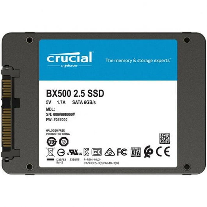 Crucial BX500 240 GB SSD 2.5 pulg SATA III