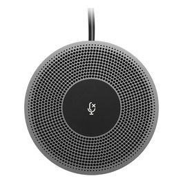 Logitech 989-000405 Microfono MeetUp Expansion Negro para Conferencias y Reuniones