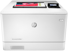 HP LaserJet Pro M454dn - Impresora Láser Color, 27 ppm, Impresión Automática a Doble Cara, Ethernet, 256 MB, Blanco