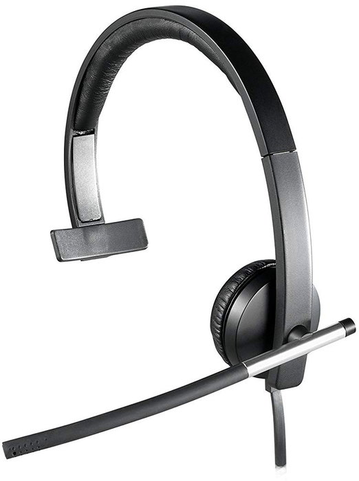 Logitech H650e Mono USB Negro/Plata