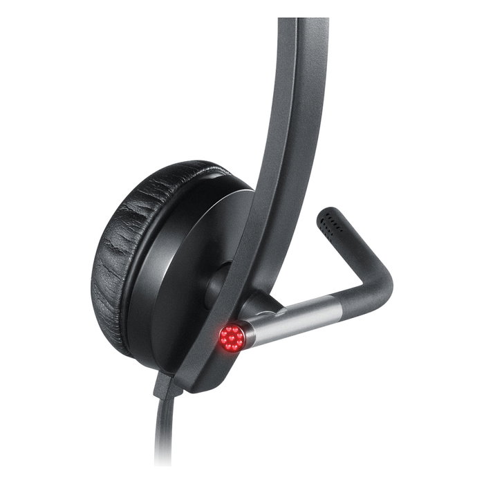Logitech H650e Mono USB Negro/Plata