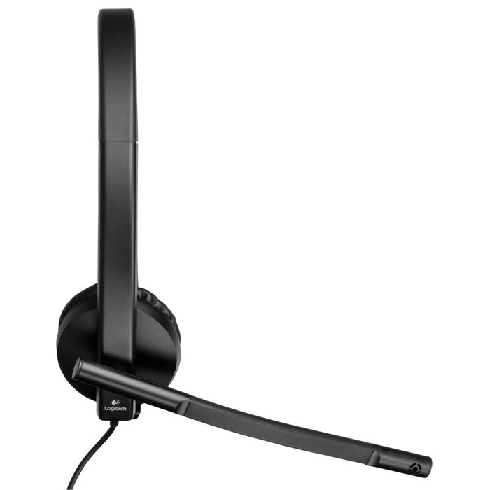 Logitech H570e Auriculares Estéreo USB Negro