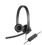 Logitech H570e Auriculares Estéreo USB Negro