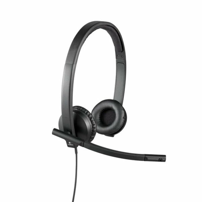 Logitech H570e Auriculares Estéreo USB Negro