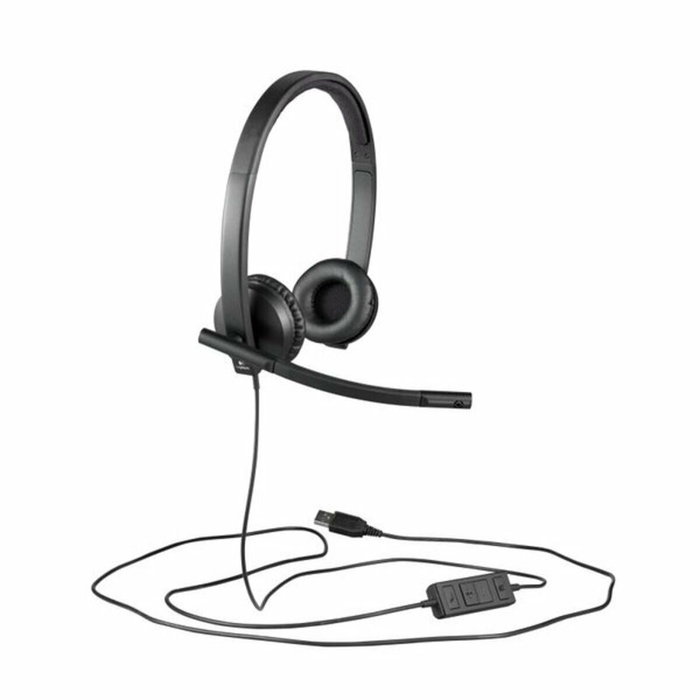 Logitech H570e Auriculares Estéreo USB Negro