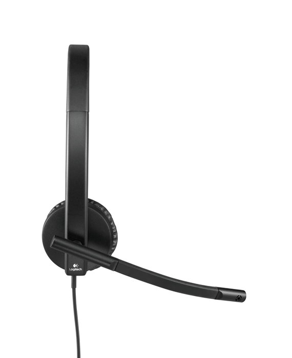 Logitech H570e Auriculares Estéreo USB Negro