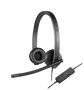 Logitech H570e Auriculares Estéreo USB Negro