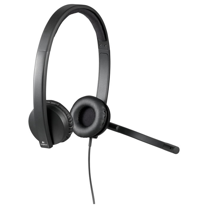 Logitech H570e Auriculares Estéreo USB Negro