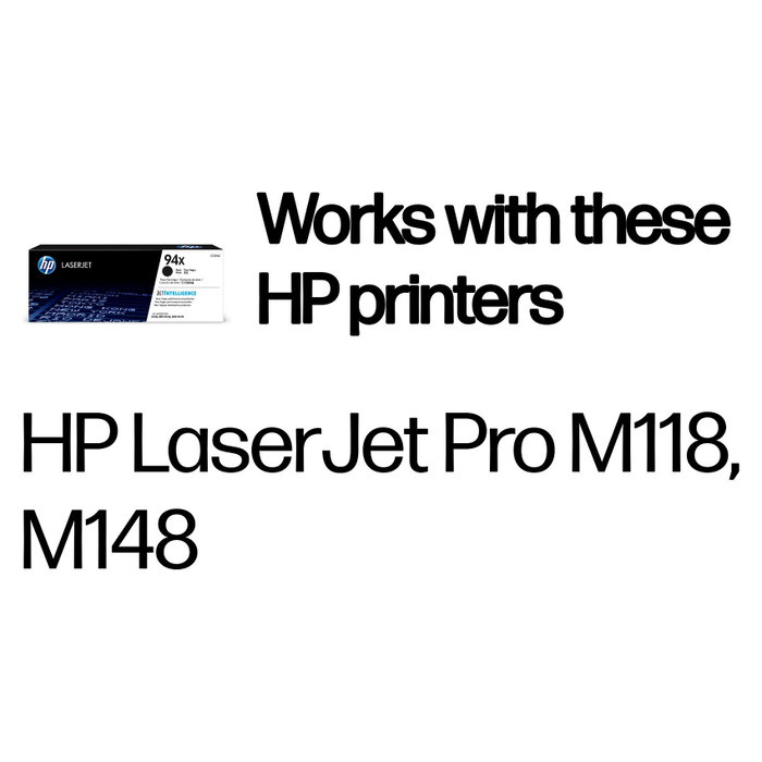 HP 94X CF294X Tóner Negro de Alta Capacidad (XL) HP 94X CF294X Tóner Negro de Alta Capacidad (XL)