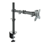 TooQ DB1032TN-B Soporte para Monitor de Escritorio de hasta 32 Pulgadas, VESA 75x75/100x100mm, Carga 8kg, Negro
