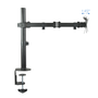 TooQ DB1032TN-B Soporte para Monitor de Escritorio de hasta 32 Pulgadas, VESA 75x75/100x100mm, Carga 8kg, Negro