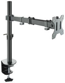 TooQ DB1032TN-B Soporte para Monitor de Escritorio de hasta 32 Pulgadas, VESA 75x75/100x100mm, Carga 8kg, Negro