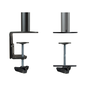 TooQ DB1032TN-B Soporte para Monitor de Escritorio de hasta 32 Pulgadas, VESA 75x75/100x100mm, Carga 8kg, Negro