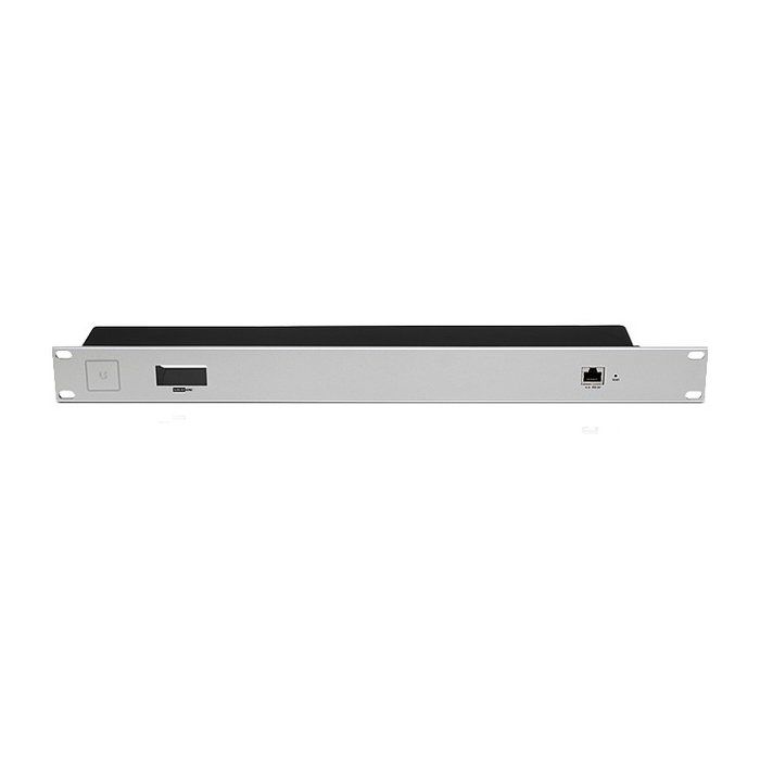 Ubiquiti CKG2-RM - Panel Frontal de Montaje en Rack 19" para CloudKey G2 y G2 Plus, Negro y Plata