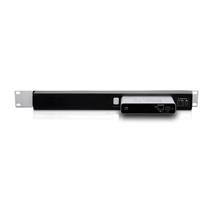 Ubiquiti CKG2-RM - Panel Frontal de Montaje en Rack 19" para CloudKey G2 y G2 Plus, Negro y Plata