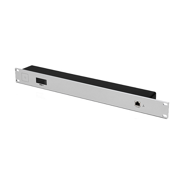 Ubiquiti CKG2-RM - Panel Frontal de Montaje en Rack 19" para CloudKey G2 y G2 Plus, Negro y Plata