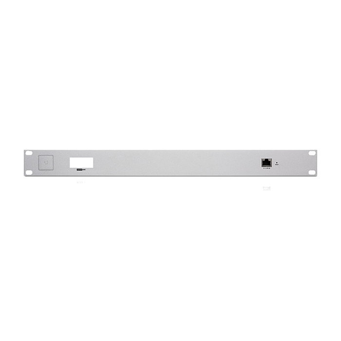 Ubiquiti CKG2-RM - Panel Frontal de Montaje en Rack 19" para CloudKey G2 y G2 Plus, Negro y Plata