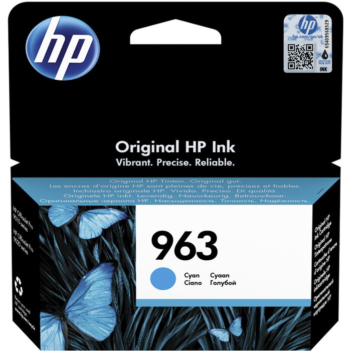 HP Cartucho de Tinta Original 963 Cian (3JA23AE) HP Cartucho de Tinta Original 963 Cian (3JA23AE)