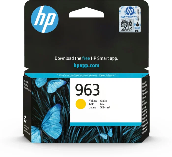 HP 963 Cartucho de Tinta Original Amarillo