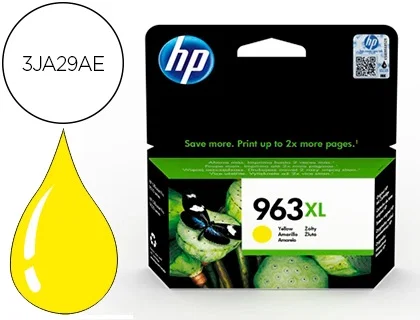 HP Cartucho de Tinta Original 963XL Amarillo Alta Capacidad