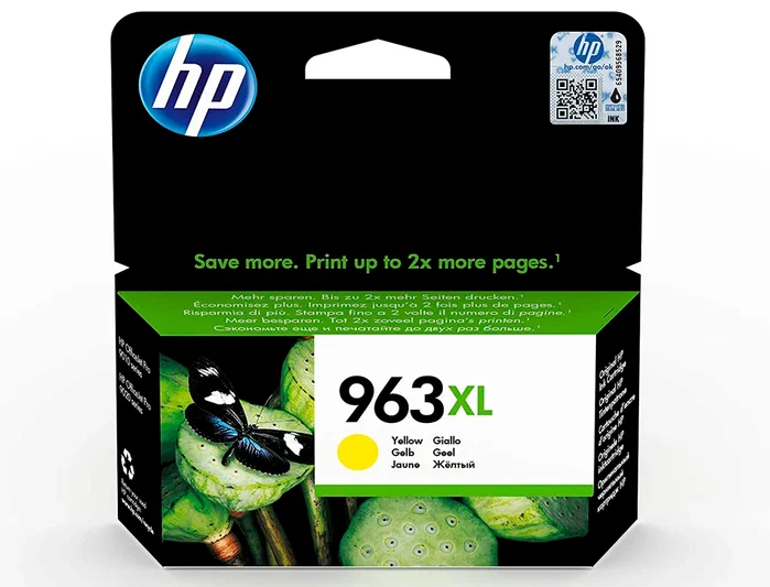 HP Cartucho de Tinta Original 963XL Amarillo Alta Capacidad