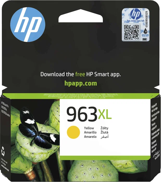 HP Cartucho de Tinta Original 963XL Amarillo Alta Capacidad