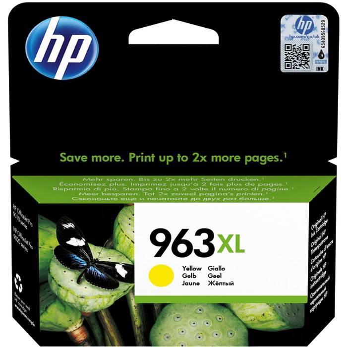 HP Cartucho de Tinta Original 963XL Amarillo Alta Capacidad