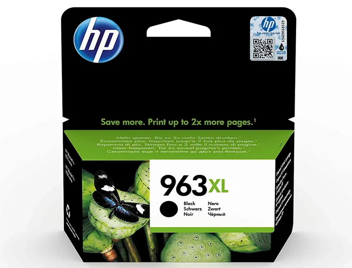 HP 963XL Cartucho de Tinta Negro de Alta Capacidad