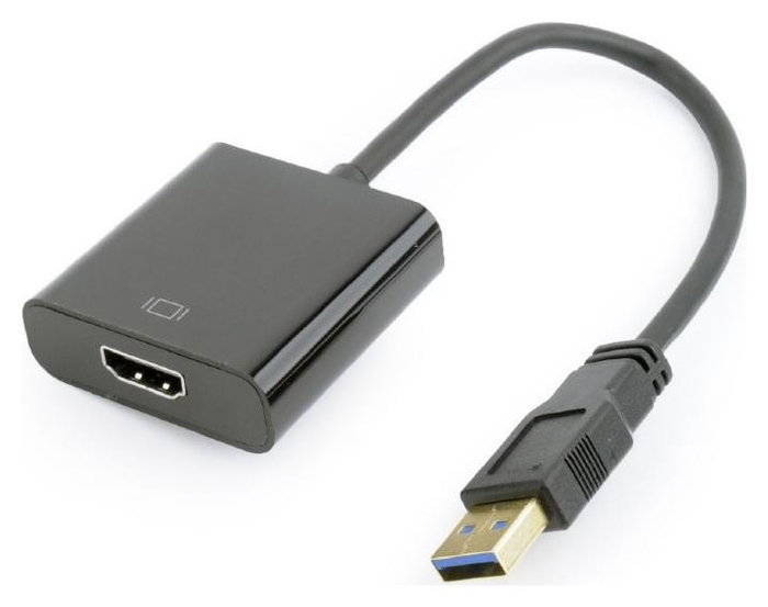 GEMBIRD Adaptador gráfico USB 3.0 a HDMI A-USB3-HDMI-02 Negro GEMBIRD Adaptador gráfico USB 3.0 a HDMI A-USB3-HDMI-02 Negro