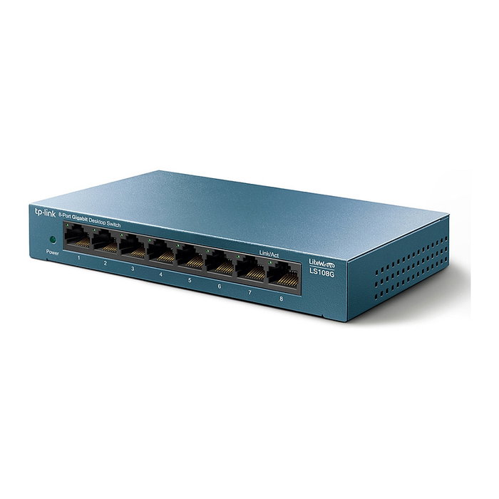 TP-Link LS108G Switch de red 8 Puertos Gigabit Ethernet Azul