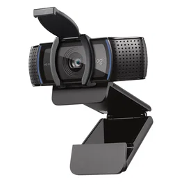 Logitech C920s HD Pro Full HD 1080p con enfoque automático y tapa de privacidad, Negro