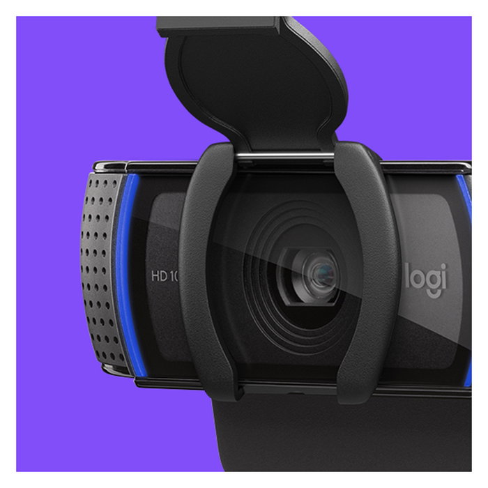 Logitech C920s HD Pro Full HD 1080p con enfoque automático y tapa de privacidad, Negro Logitech C920s HD Pro Full HD 1080p con enfoque automático y tapa de privacidad, Negro