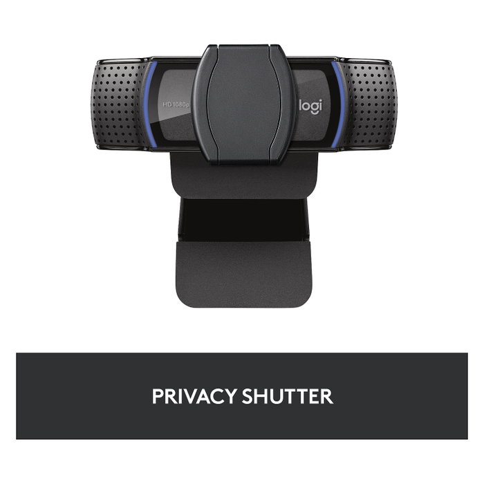 Logitech C920s HD Pro Full HD 1080p con enfoque automático y tapa de privacidad, Negro Logitech C920s HD Pro Full HD 1080p con enfoque automático y tapa de privacidad, Negro