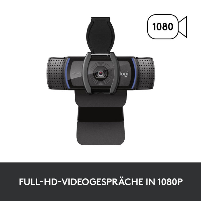 Logitech C920s Pro Full HD 1080p con tapa de privacidad Logitech C920s Pro Full HD 1080p con tapa de privacidad