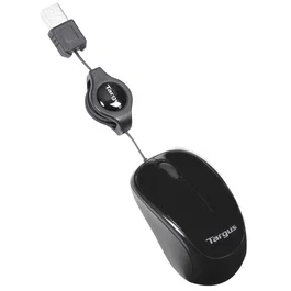 Targus Compact Blue Trace Mouse ambidiestro, 1000 DPI, USB tipo A, Negro