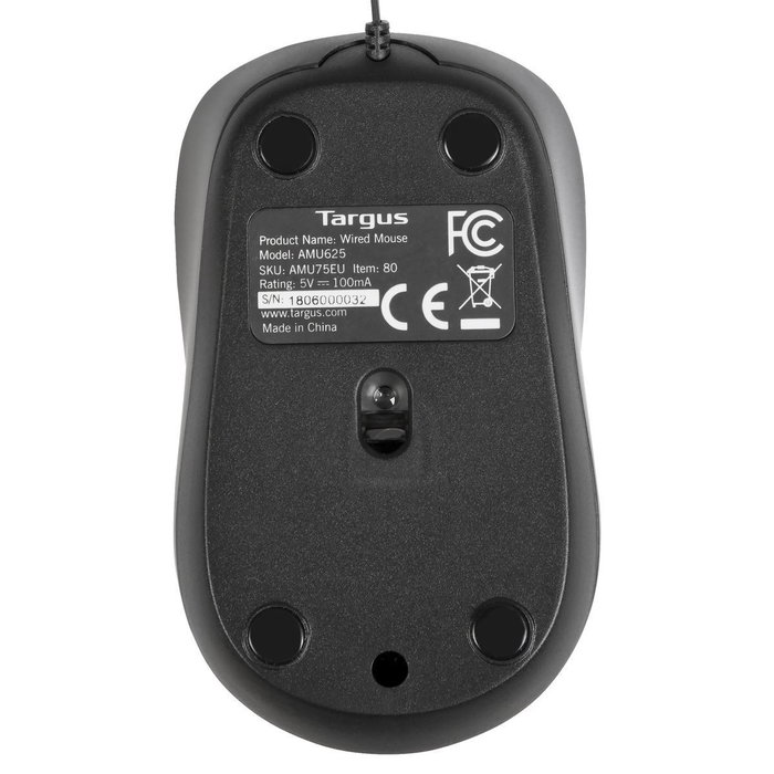 Targus Compact Blue Trace Mouse Negro Targus Compact Blue Trace Mouse Negro